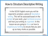 Structuring Descriptive Writing Teaching Resources (slide 2/30)